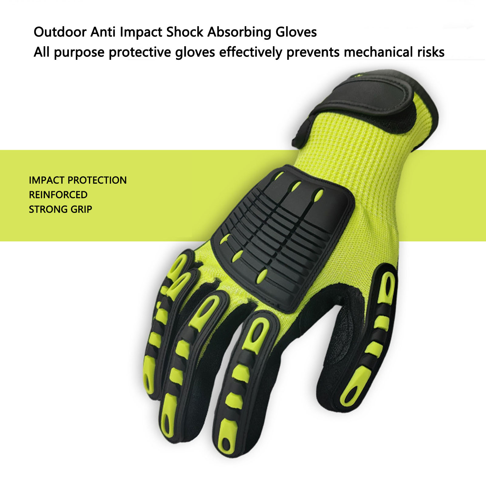ถุงมือทำงานเพื่อความปลอดภัย ป้ - Work Glove Impact บทวิจารณ์และราคา