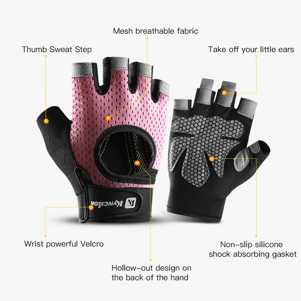 ถุงมือครึ่งนิ้ว GYM Fitness An - Workout Glove Gym บทวิจารณ์และราคา