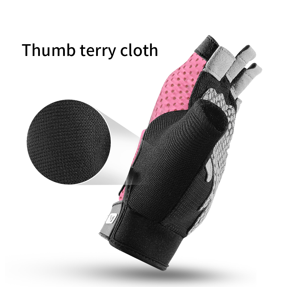 ถุงมือครึ่งนิ้ว GYM Fitness An - Workout Glove Gym บทวิจารณ์และราคา