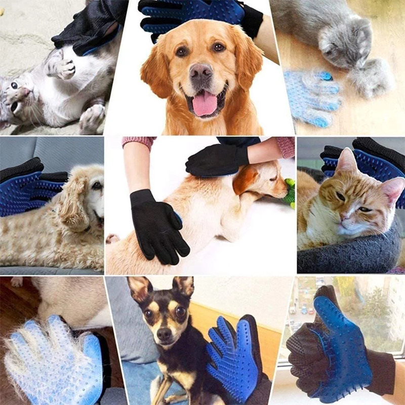 ถุงมือกรูมมิ่งสัตว์เลี้ยง แปรง - Rubber Glove Cleaning บทวิจารณ์และราคา