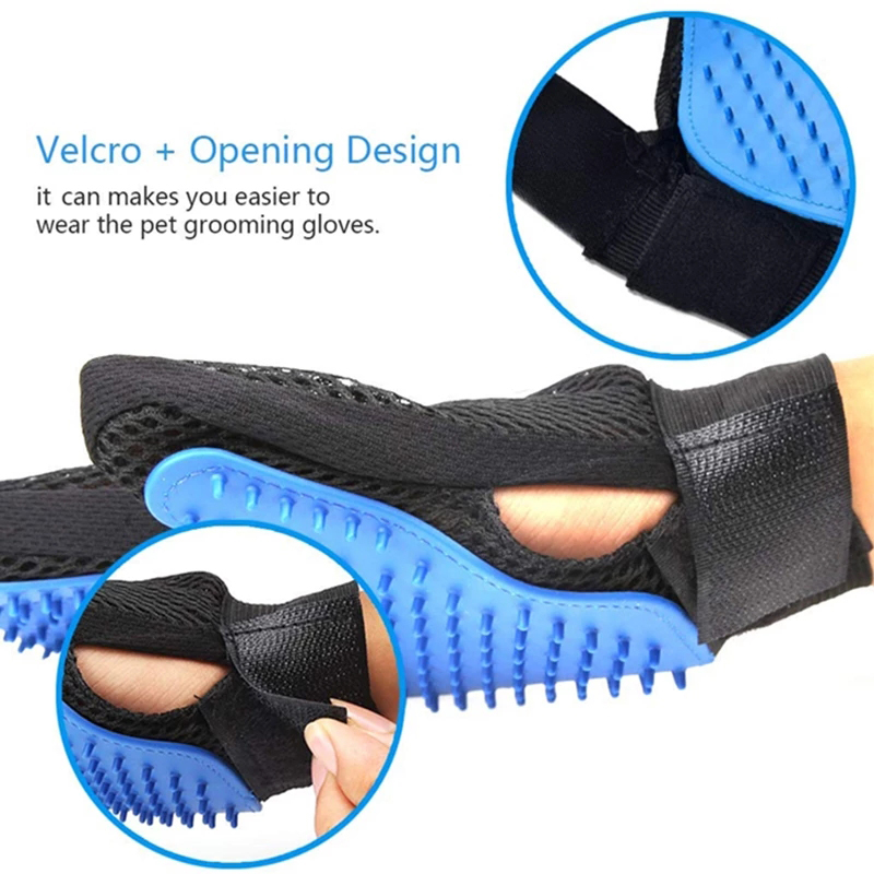 ถุงมือกรูมมิ่งสัตว์เลี้ยง แปรง - Rubber Glove Cleaning บทวิจารณ์และราคา