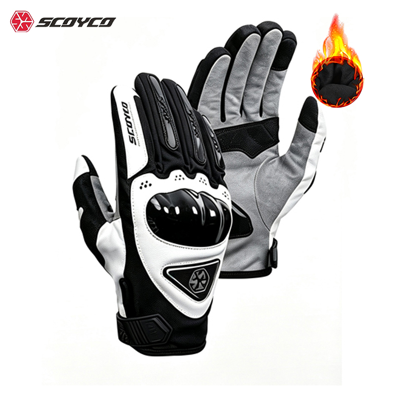 ถุงมือมอเตอร์ไซค์ฤดูหนาว Scoyc - Work Glove Impact บทวิจารณ์และราคา
