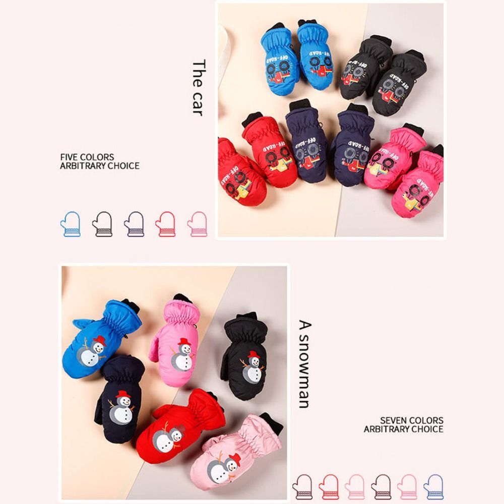 ถุงมือกันหิมะสำหรับเด็ก Snow M - Ski Glove Waterproof บทวิจารณ์และราคา