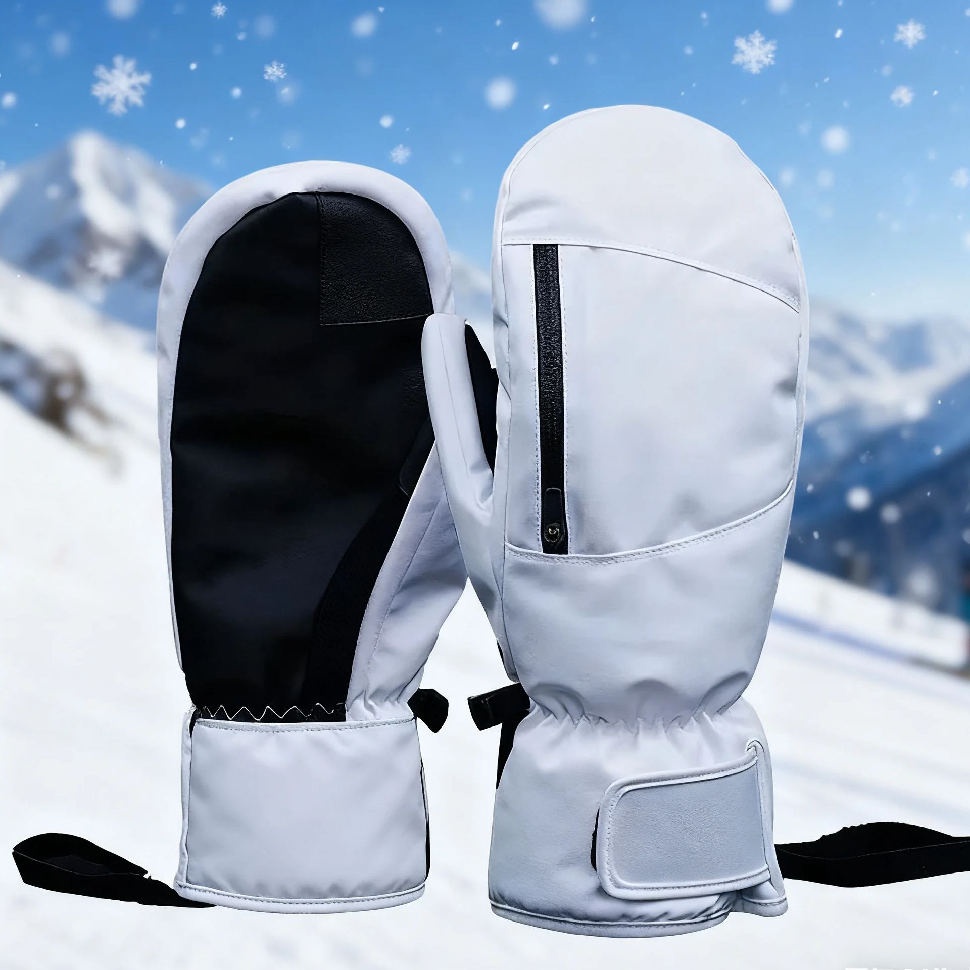 ถุงมือสกีฤดูหนาวกันน้ำ หน้าจอส - Ski Glove Waterproof บทวิจารณ์และราคา