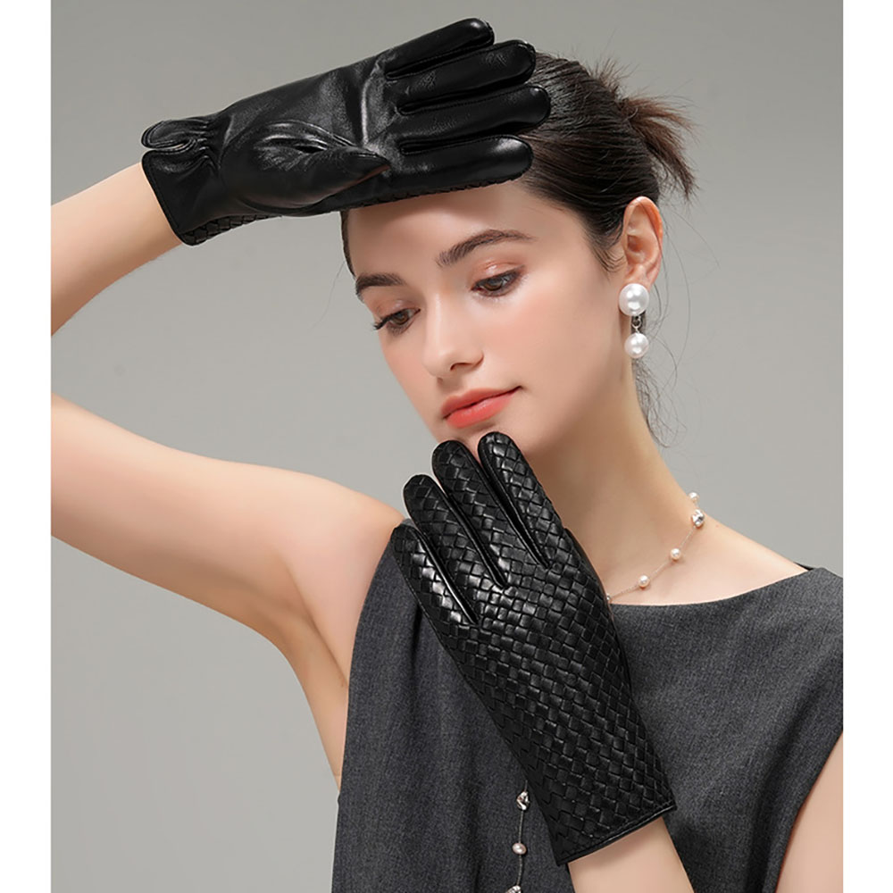 ถุงมือหนังแท้สำหรับผู้หญิงในฤด - Wool Glove Lined บทวิจารณ์และราคา