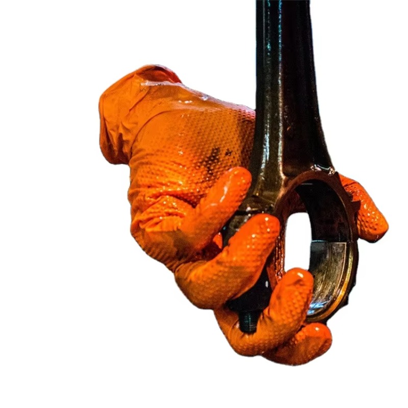 100 ชิ้นต่อกล่อง ถุงมือไนไตรล์ - Nitrile Mechanic Glove บทวิจารณ์และราคา