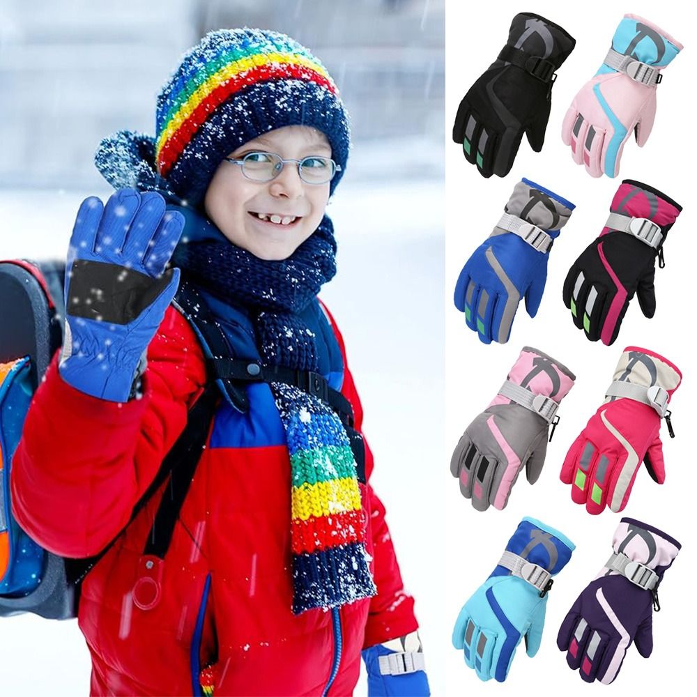 ถุงมือสกีเด็กน่ารักกันลม ถุงมื - Ski Glove Waterproof บทวิจารณ์และราคา