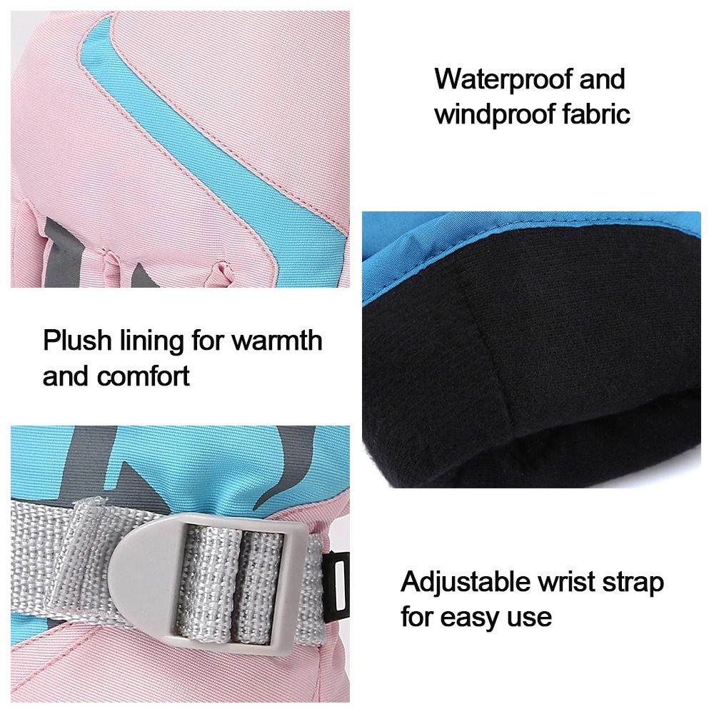 ถุงมือสกีเด็กน่ารักกันลม ถุงมื - Ski Glove Waterproof บทวิจารณ์และราคา