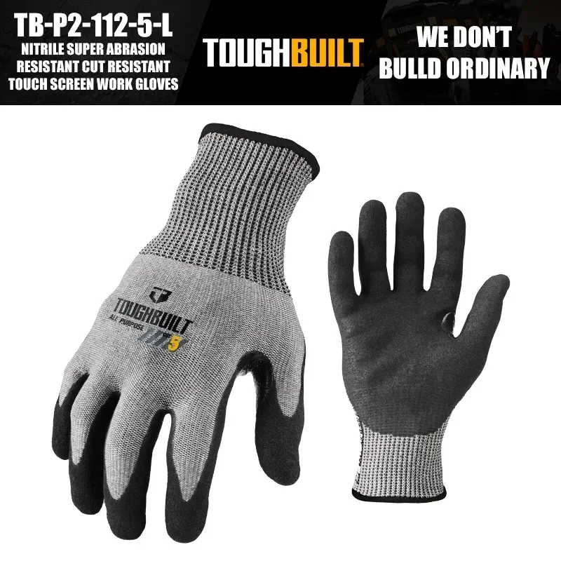 ถุงมือทำงาน ToughBuilt รุ่น TB - Nitrile Mechanic Glove บทวิจารณ์และราคา