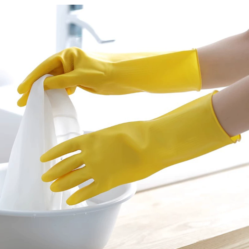 1/3/5/10PCS ถุงมือยางล้างจานกั - Rubber Glove Cleaning บทวิจารณ์และราคา