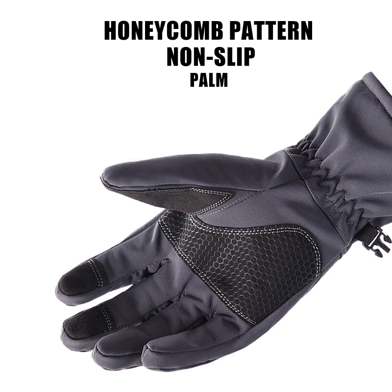 ถุงมือกันหนาวลายพรางสำหรับกิจก - Ski Glove Waterproof บทวิจารณ์และราคา